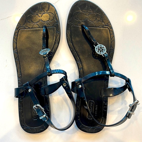 Coach Shoes Coach Black Sandals Size 9 Poshmark